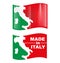 Italian symbol flag