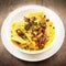 Italian tortelloni with mushroom