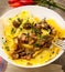 Italian tortelloni with mushroom