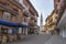 Italian town Cortina in summer