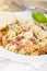 Italian Tricolour Pasta with Creamy Sauce