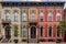 italianate building facade with ornamental corbels