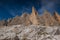 Italien dolomites in autumn, south tyrol mountain, tourism