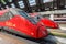 Italo ETR 675 Pendolino high-speed trains of Nuovo Trasporto Viaggiatori NTV in Milano Centrale railway station in Milan, Italy