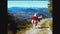 Italy 1963, Family hike summer mountain trail in 60`s