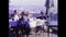 Italy 1966, Family lunch restaurant sea