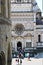 Italy, Bergamo - a facade of the beautiful chapel Cappella Colleoni