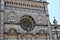 Italy, Bergamo - a rose window of the beautiful chapel Cappella Colleoni