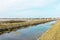 Italy, Cervia, saline nature panorama.