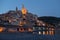 Italy, Cervo medieval village in the evening