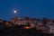 Italy, Cervo medieval village in the night