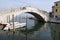 Italy, Chioggia. View Vigo bridge over the Canal Vena