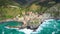 Italy, Cinque Terre, Aerial View, Ligurian Sea, Liguria, Vernazza, Mountains