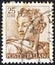 ITALY - CIRCA 1961: A stamp printed in Italy shows the head of prophet Isaiah from Sistine Chapel, circa 1961.