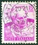 ITALY - CIRCA 1961: A stamp printed in Italy shows the head of Prophet Joel from Sistine Chapel, circa 1961.