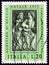 ITALY - CIRCA 1973: A stamp printed in Italy shows musician angels by Agostino di Duccio, circa 1973.