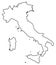 Italy contour