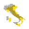 Italy - country silhouette