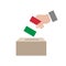 Italy elections ballot box