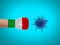 Italy fight against corona virus