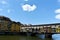 Italy, Firenze. Ponte Vecchio and Arno river.