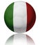Italy flag ball