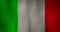 Italy flag fabric texture waving in the wind