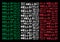 Italy Flag Mosaic of Hello Texts