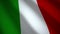 Italy flag, seamless loop.