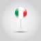 Italy flag. Vector illustration decorative design