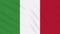 Italy flag waving cloth background, loop