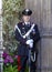 Italy florence 24 june 2015, italian carabiniere