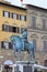 Italy. Florence. Equestrian statue of Cosimo I de \'Medici, Grand Duke of Tuscany