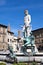 Italy. Florence. Fountain of Neptune on Piazza della Signoria