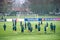 Italy football team during the training