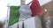Italy or Italian Flag Slow motion seamless loop