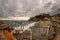 Italy, Liguria, La Spezia,5 lands, Monterosso, panoramic view of coastline