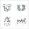 Italy line icons. linear set. quality vector line set such as gondola, perfume, laurel