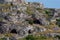 Italy. Matera. Regional Natural and Historical Park of the Rupestrian Churches of the Murgia Materana. Medieval rock monasteries