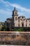 Italy. Matera. Sasso Caveoso. Church of San Pietro Caveoso, 13th century. Main facade and bell tower