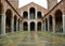 Italy, Milan, Piazza Sant\\\'Ambrogio, Basilica of Sant\\\'Ambrogio, courtyard of the basilica