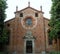 Italy, Milan, Via Chiossetto, Church of San Pietro in Gessate, facade and main entrance of the church