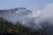 Italy : Mountain fire at Giffoni Valle Piana,April 9, 2020