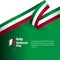 Italy National Day Vector Template Design Illustration