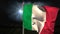 Italy national flag waving on flagpole
