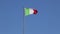 Italy, official national flag in the wind, video file