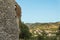 Italy, Old ruins and panoramic view