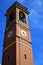 Italy the old wall terrace church watch bell tower