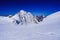 Italy, Pennine Alps, Monterosa Mountains, Liskamm Peak and Matterhorn Peak