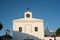 Italy, peschici, the facade of a church